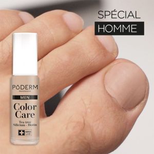 PODERM PROFESSIONAL Color Care Men Vernis Illusion Homme 8ml - Vernis à Ongles Tea Tree