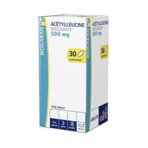 Acetylleucine Biogaran® 500 mg, 30 comprimés Gamme PDA