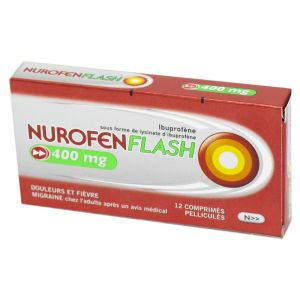 Nurofenflash 400 mg, 12 comprimés pelliculés