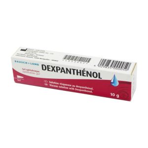 DEXPANTHENOL 10g Gel Ophtalmique - Solution Visqueuse pour Lubrification de l' Oeil