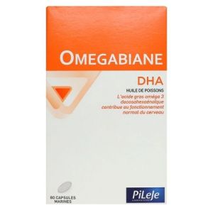 PILEJE - Omegabiane DHA 80 capsules marines