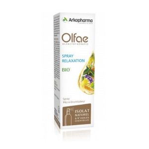 OLFAE Spray Relaxation Bio 30ml - Olfactothérapie - 1 Isolat Naturel + 9 Huiles Essentielles BIO