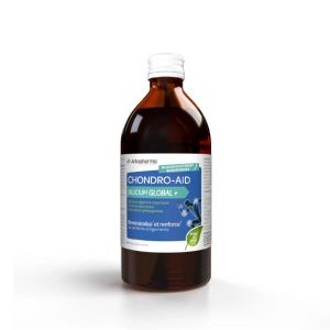 CHONDRO AID Silicium Global+ 480ml - Reminéralise et Renforce les Os, Tendons, Ligaments