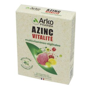 AZINC Vitalité 30 Comprimés - Multi Vitamines Végétales