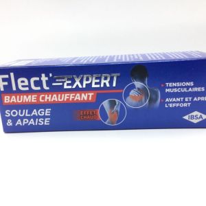 FLECT'EXPERT Baume Chauffant 50g -Tension Musculaires - Soulage et Apaise - Avant et Après Effort - 3700640501765