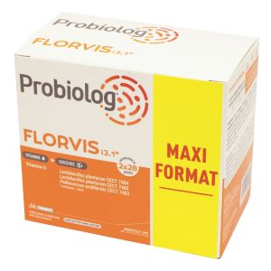 PROBIOLOG FLORVIS l3.1 Poudre Orodispersible 56 Sticks - Flore Intestinale, Défenses Immunitaires