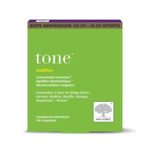 TONE AUDITION Bte/120+30 offerts - Traitement des Acouphènes, Baisse d' Audition