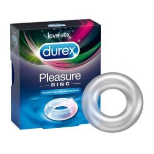DUREX PLEASURE RING - Anneau de Pénis Aidant à Garder une Erection plus Intense plus Longtemps - Bte