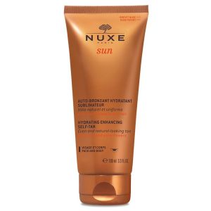 NUXE SUN Autobronzant Hydratant Sublimateur 100ml - Crème Visage et Corps, Toutes Peaux