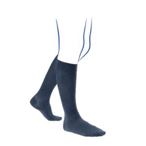 VENOFLEX Elégance Marine - Chaussette Pieds Longs de Contention Homme Classe 2 - 15-20 mmHg / 20.1-27 hPa