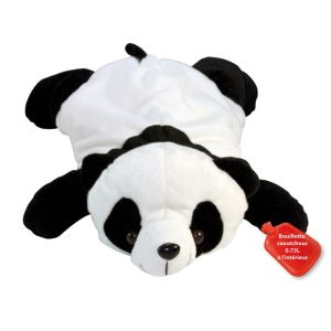 BOUILLOTTE PELUCHE PANDA 0.75 litre - Peut Servir de Range Pyjama