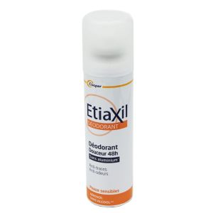 ETIAXIL Déodorant Douceur 48 Heures Peaux Sensibles 150ml - Transpiration des Aisselles