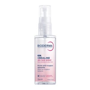 BIODERMA - Créaline AR+ SOS Spray - Peaux sensibles réactives - Brume anti-rougeurs apaisante - 70 ml