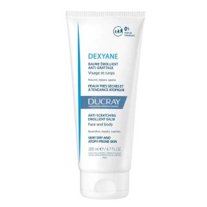 DEXYANE Baume Emollient Anti Grattage 200ml Visage et Corps - Peaux Très Sèches, à Tendance Atopique