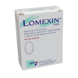 Lomexin 600 mg, capsule molle vaginale - Boite 1 unité