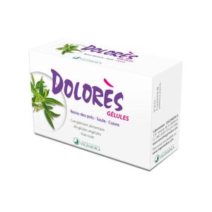 DOLORES 60 Gélules - Complément Alimentaire à Visée Articulaire - Saule, Reine des Prés, Cuivre