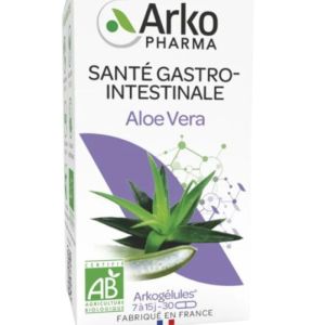 ARKOGELULES BIO Aloe Vera 50mg d' Acémannane - Bte/30 - Santé Gastro-Intestinale