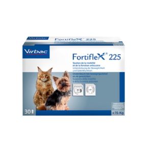 FORTIFLEX 225 Chats et Chiens de Moins de 15 kg - Mobilité et Fonction Articulaire - Bte/30 Cp