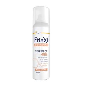 COOPER - Etiaxil Anti-transpirant , tolérance 48h - Peaux sensibles - Aérosol -150 ml