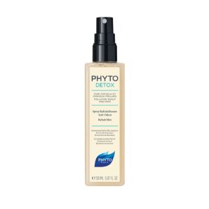 PHYTODETOX Spray Rafraîchissant Anti Odeur 150ml sans Rinçage - Cuir Chevelu et Cheveux Pollués