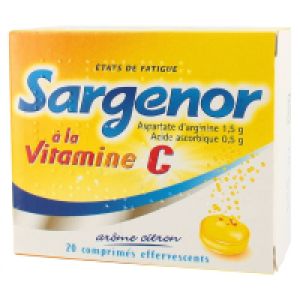 Sargenor à la Vitamine C, 20 comprimés effervescents
