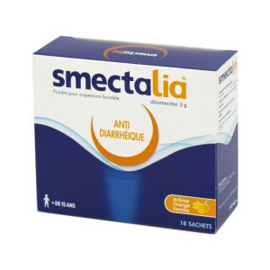 Smectalia 3 g, poudre pour suspension buvable - 18 sachets