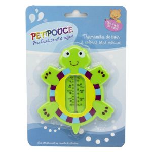 PETITPOUCE Thermomètre de Bain à Colonne sans Mercure - 1 Unité