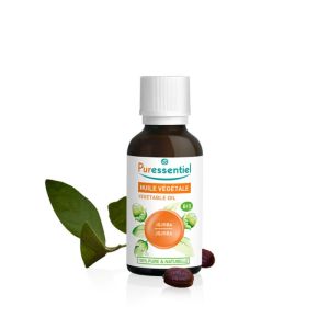 PURESSENTIEL Huile Végétale Bio JOJOBA (Simmondsia chinensis) 50ml - 100% Pure et Naturelle