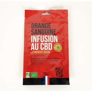 REST IN TIZZ Infusion au CBD Bio Orange Sanguine 50g