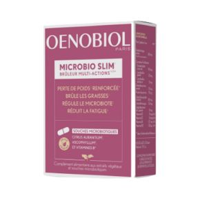OENOBIOL MINCEUR Microbio Slim 60 Gélules - Brûle les Graisses, Active la Perte de Poids