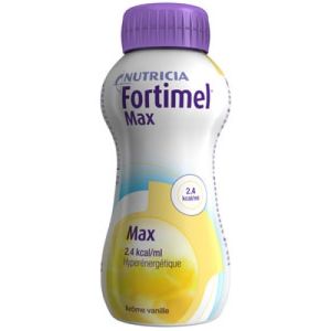 FORTIMEL MAX Vanille HP/HE - Complément Nutritionnel Hyper Protidique et Hyper Energétique en Cas de