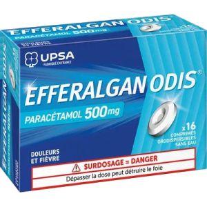 EfferalganODIS 500 mg, 16 comprimés orodispersibles