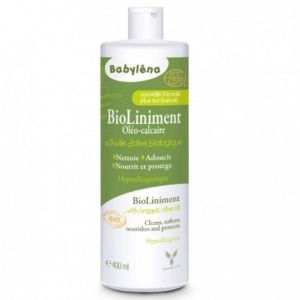 BABYLENA Bioliniment Oléocalcaire 400ml - A l' Huile d' Olive Bio - Erythèmes Fessiers, Rougeurs