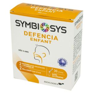 SYMBIOSYS DEFENCIA Enfant dès 3 Ans - Complément Alimentaire Contribuant à Ré-équilibrer le Microbio