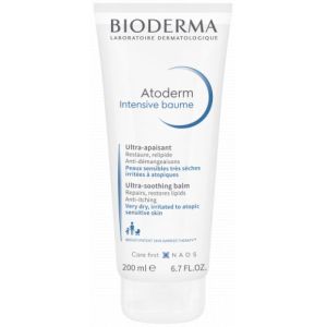 BIODERMA Atoderm Intensive Baume 200ml Ultra Apaisant - Peaux Sensibles Très Sèches Irritées