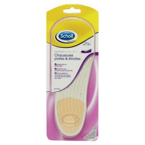 SCHOLL ACTIVGEL ExpertSupport Semelles Chaussures Plates et Etroites - 1 Paire