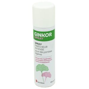 GINKOR Spray Fraîcheur Intense 125ml - Pour des Jambes Légères