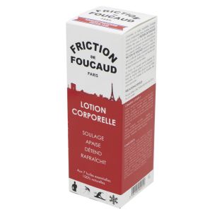 Friction de FOUCAUD 250ml - Lotion Corporelle Energisante aux 7 Huiles Essentielles 100% Naturelles