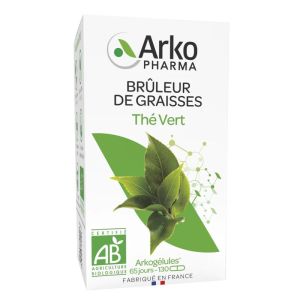 ARKOGELULES BIO Thé Vert 50mg de Catéchines - Bte/130 - Brûleur de Graisses