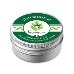 VETOPHYLUM DERMATO'PHYL 30 Gélules Chat, Chien - Peau, Pelage