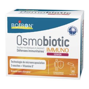 OSMOBIOTIC Immuno Sénior 30 Sachets - 3 Souches Probiotiques Micro-encapsulés + Vitamine D3
