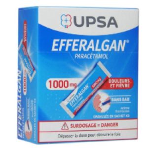 Efferalgan 1000 mg Framboise, granulés - 8 sachets
