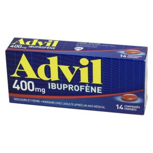 Advil 400 mg, 14 comprimés enrobés