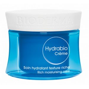 BIODERMA Hydrabio Crème 50ml - Soin Hydratant Texture Riche - Peaux Déshydratées