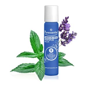 PURESSENTIEL MAUX DE TÊTE Roller aux 9 Huiles Essentielles 5ml