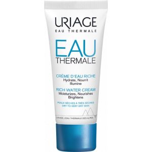 URIAGE Eau Thermale Crème d' Eau Riche 40ml - Hydratante - Peaux Sèches et Sensibles