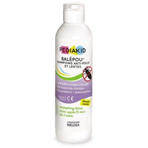 PEDIAKID Balépou Shampooing 200ml - Anti Poux et Lentes Naturel - Dès 3 Mois