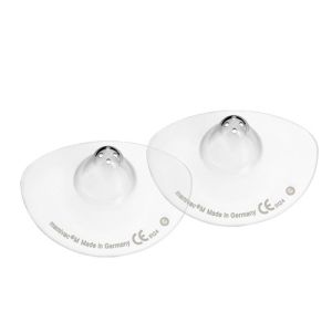 MamiVac Protège Mamelons Forme Conique - 2 Unités + 1 Boite de Rangement