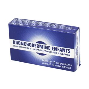 Bronchodermine Enfants, suppositoires - Boite de 10