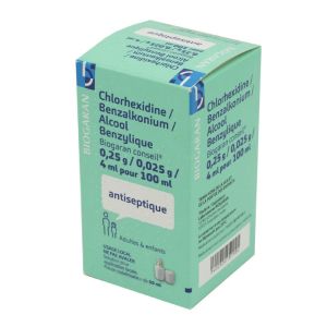 Chlorhexidine/Benzalkonium/Alcool benzylique Biogaran Conseil - Spray 50ml